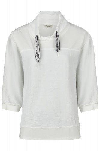 Barbara Lebek Contrast Tie Top