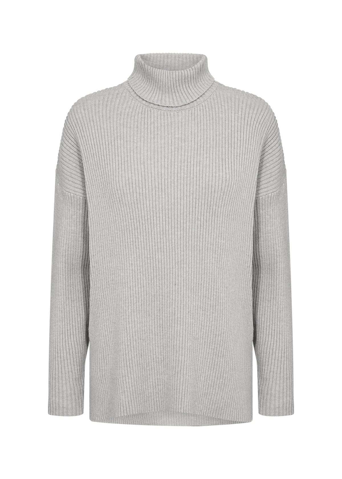 Soyaconcept Rib Knit Polo Neck