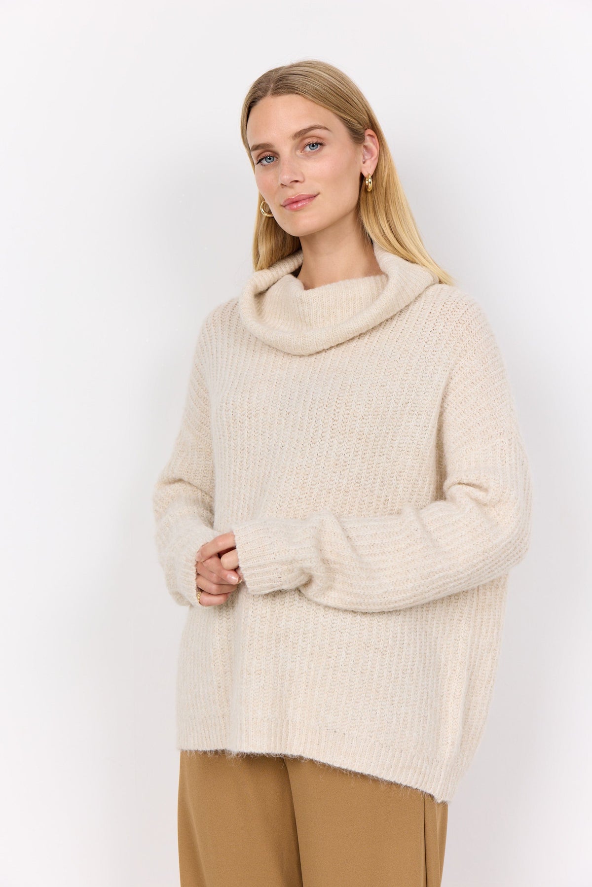 Soyaconcept Fold Neck Knit