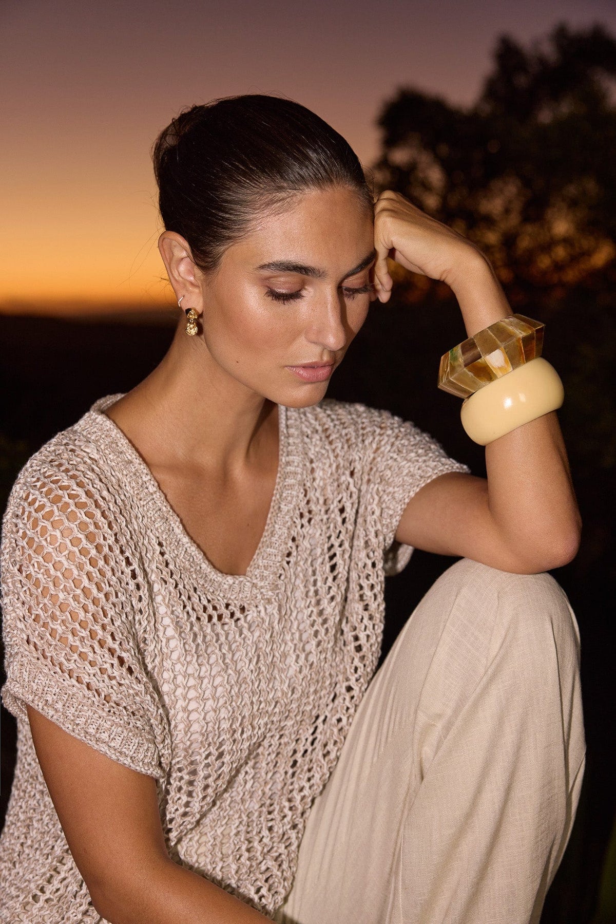 Soyaconcept Open Knit Top