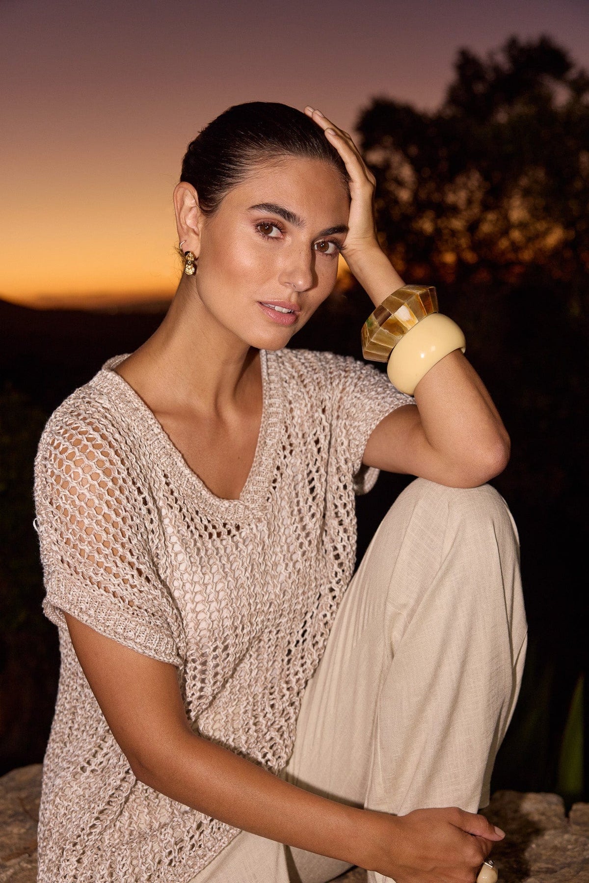 Soyaconcept Open Knit Top