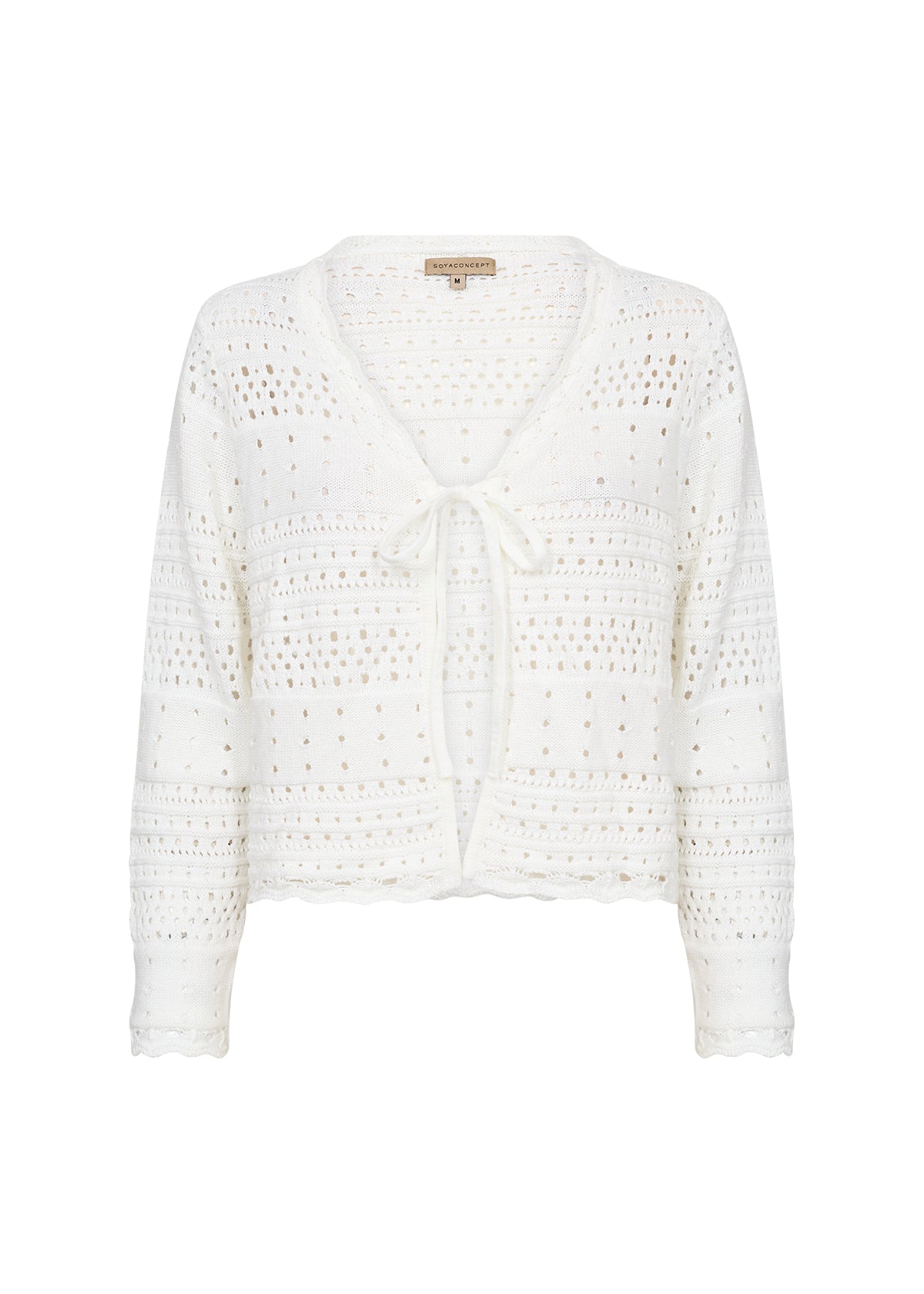 Soyaconcept Crochet Tie Front Jacket