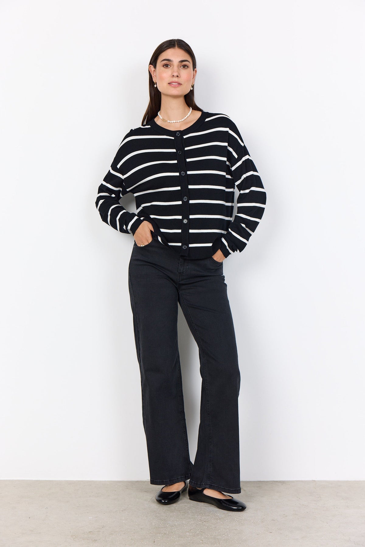 Soyaconcept Stripe Cardigan