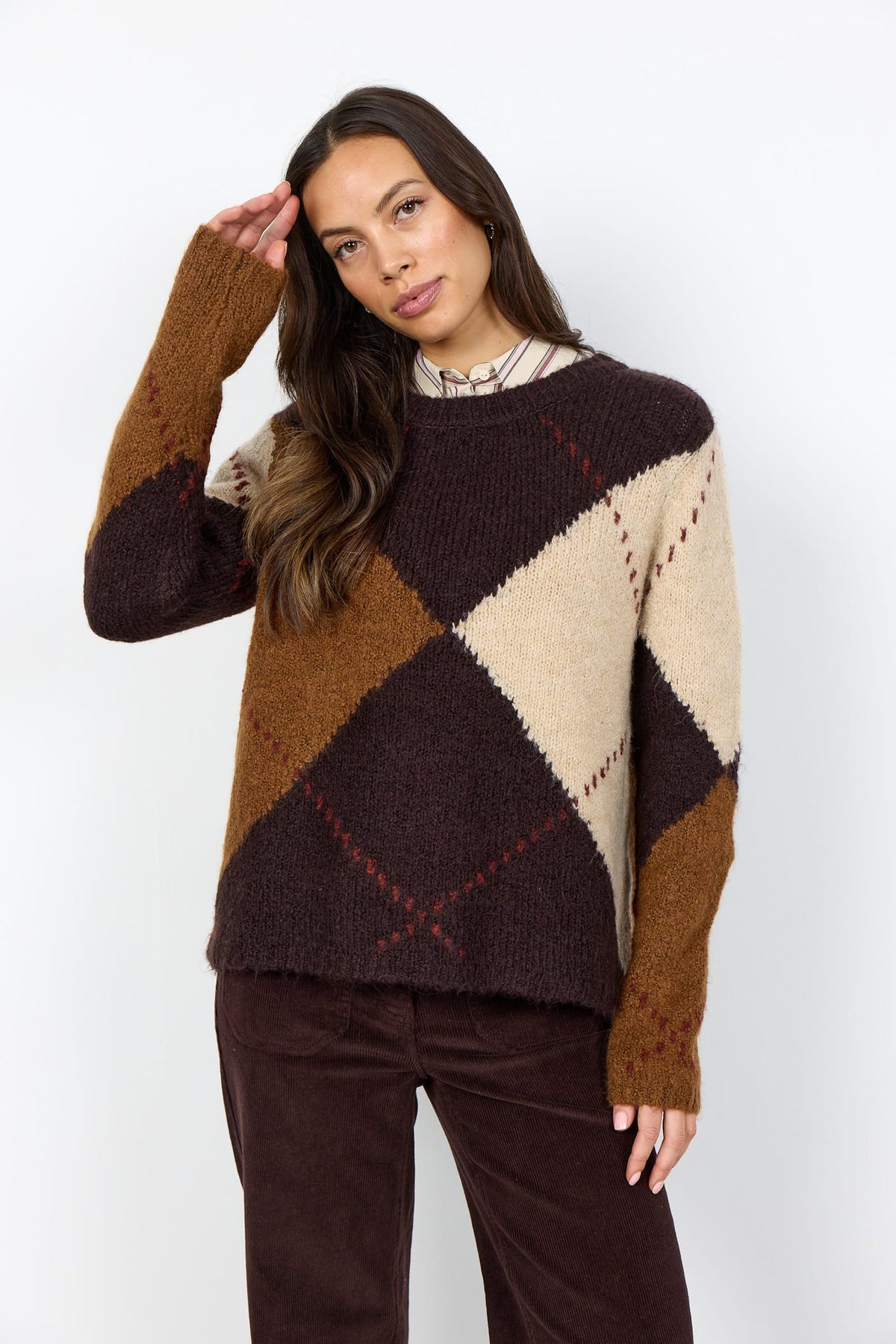 Soyaconcept Argle Knit Sweater
