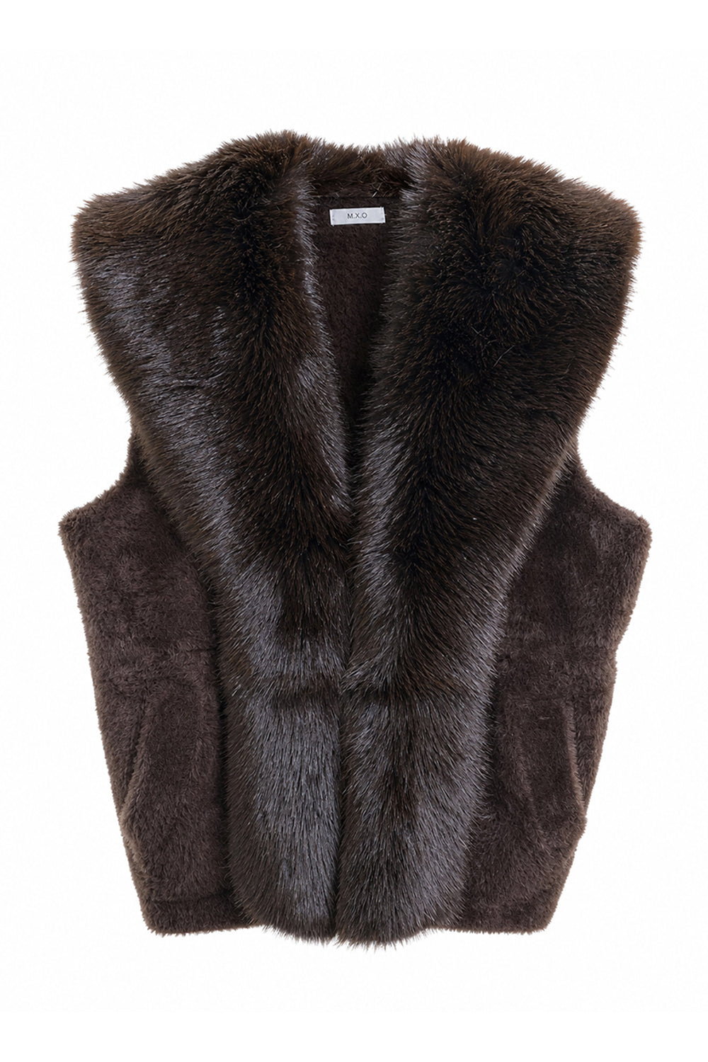 Kartner Faux Fur Knit Gilet