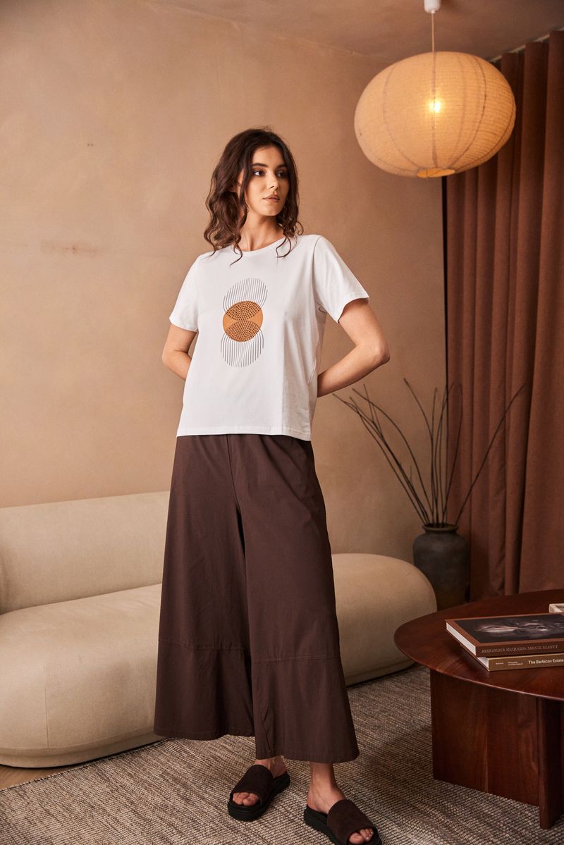 PERUZZI Circle Print Top