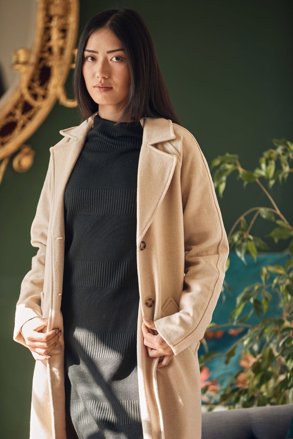 Soyaconcept Classic Belted Coat