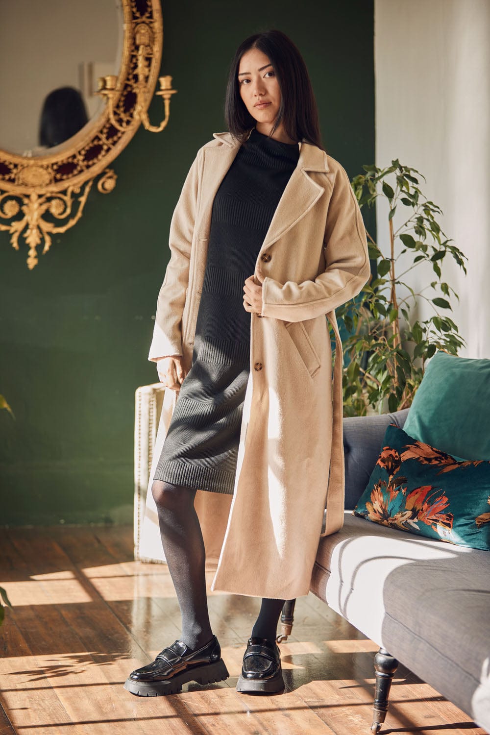 Soyaconcept Classic Belted Coat