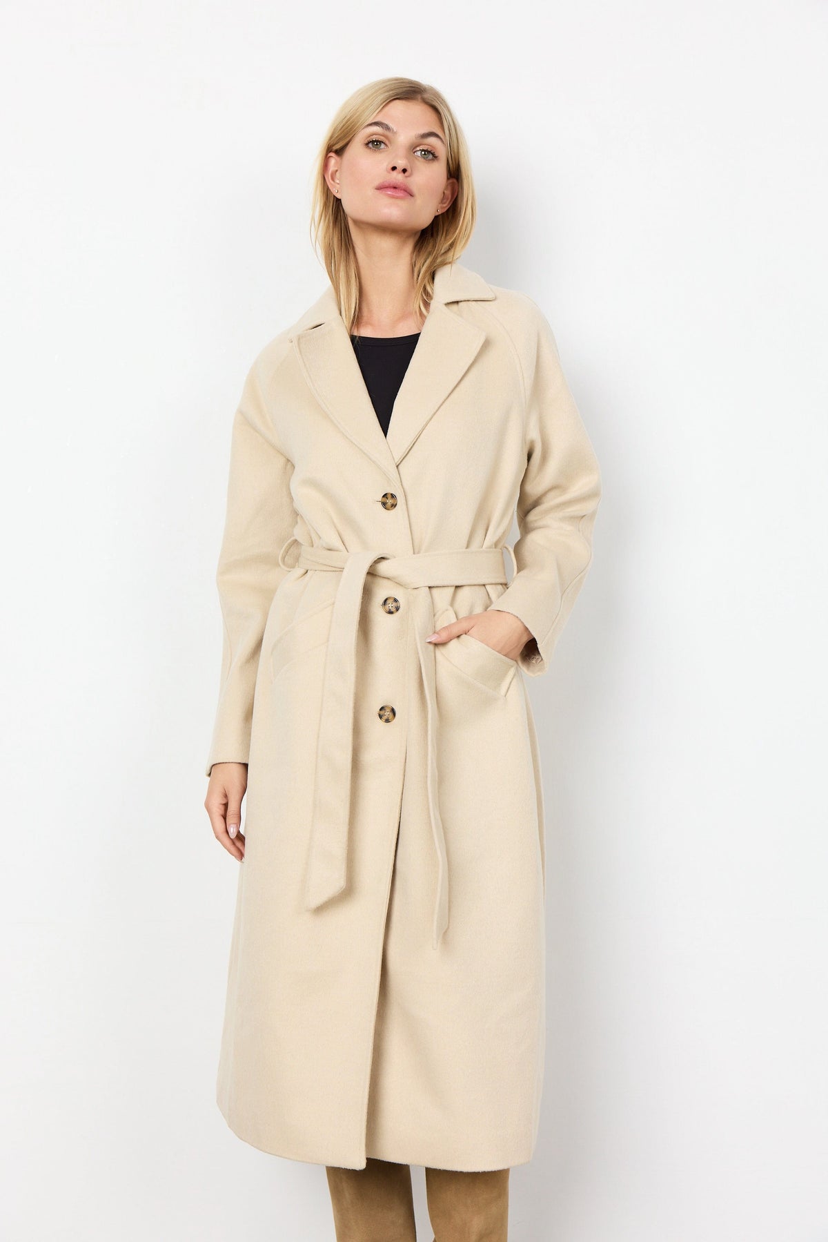 Soyaconcept Classic Belted Coat