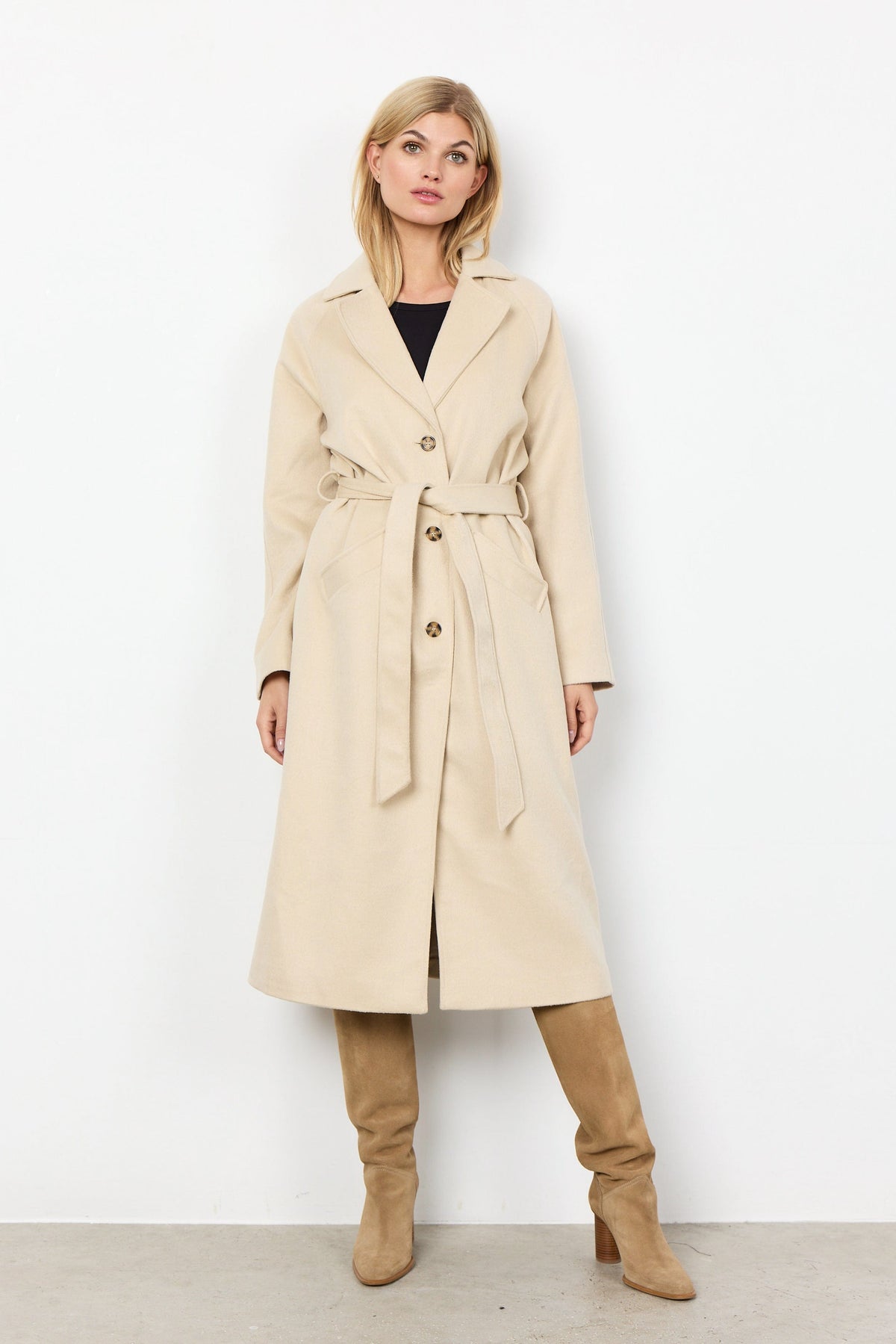 Soyaconcept Classic Belted Coat