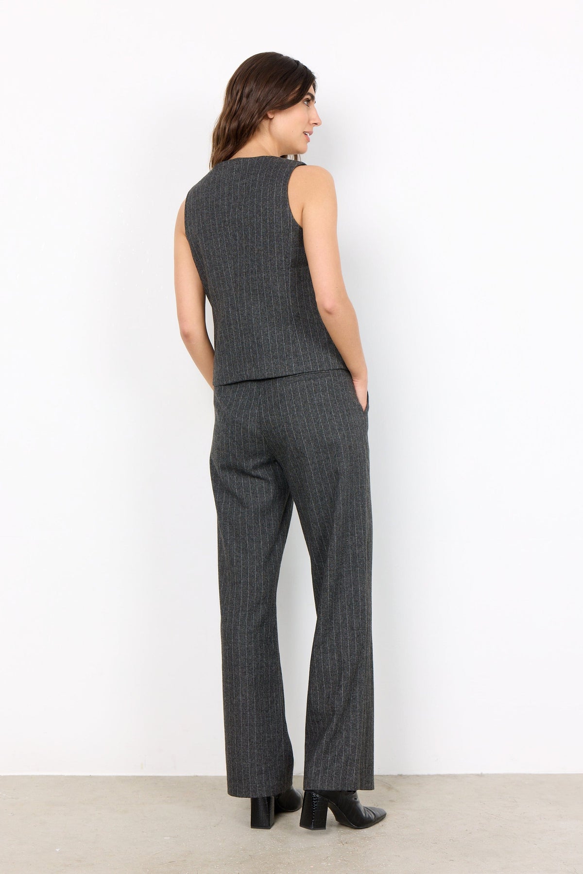 Soyaconcept Pinstripe Waistcoat