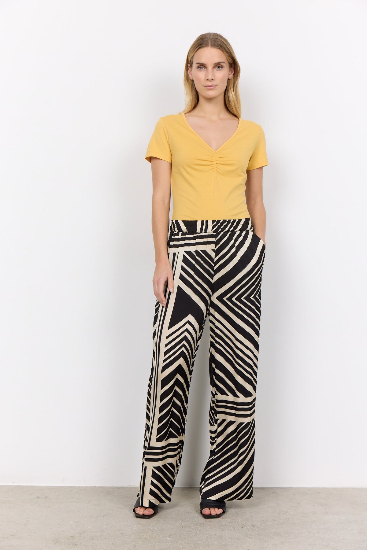 Soyaconcept Chevron Print Trouser