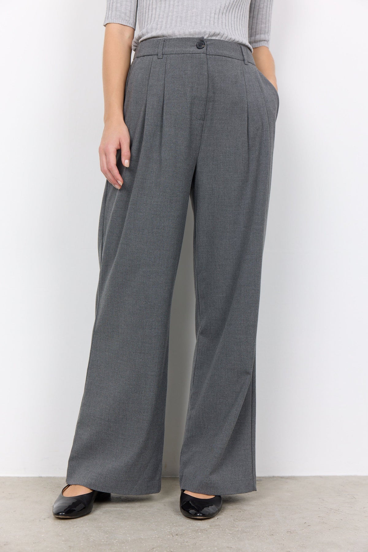 Soyaconcept Pleat Front Suit Trouser