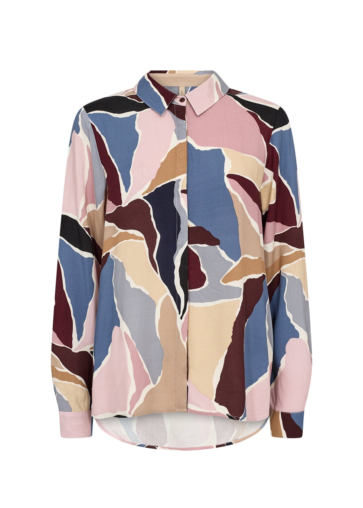 Soyaconcept Colour Block Dipped Shirt