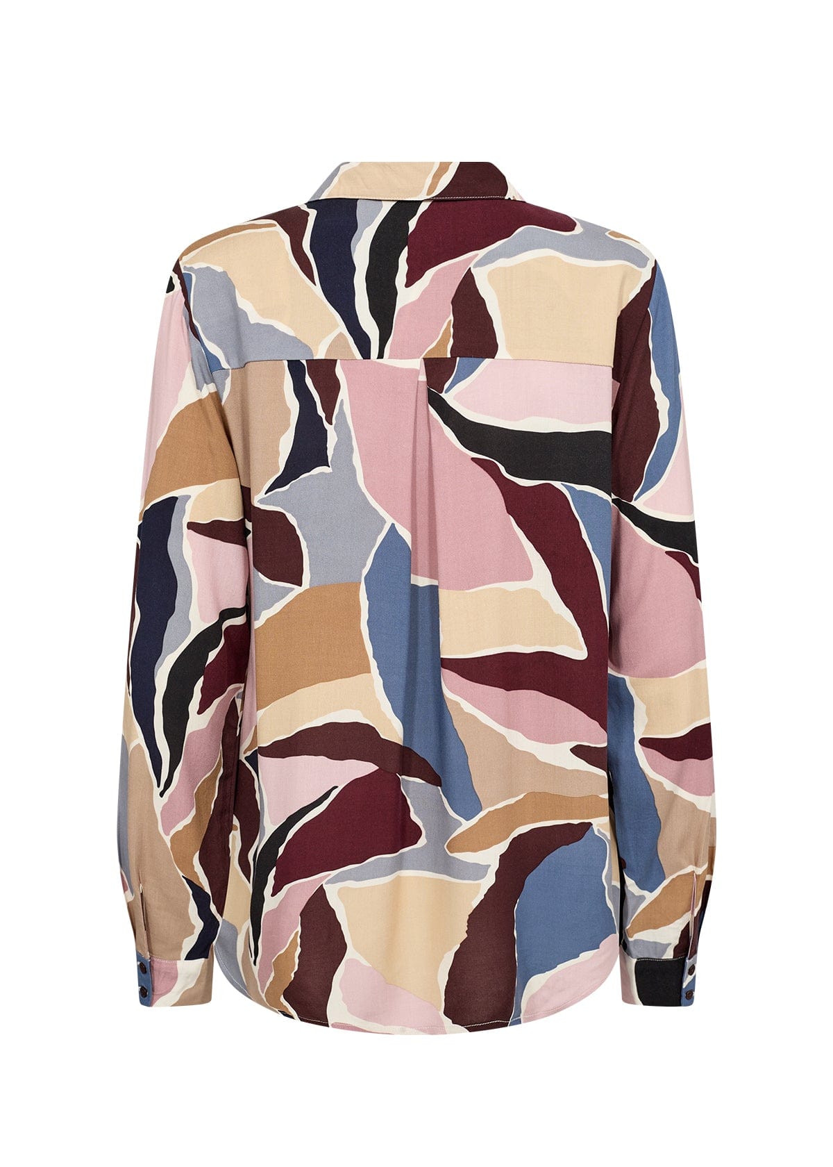 Soyaconcept Colour Block Dipped Shirt