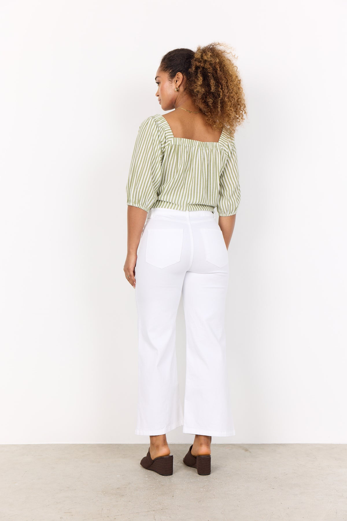 Soyaconcept Wide Leg Crop Trouser