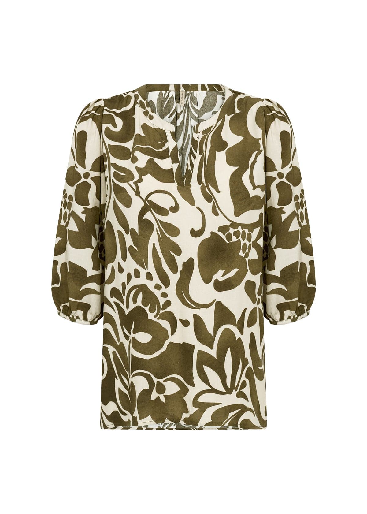 Soyaconcept Printed Cuff Blouse