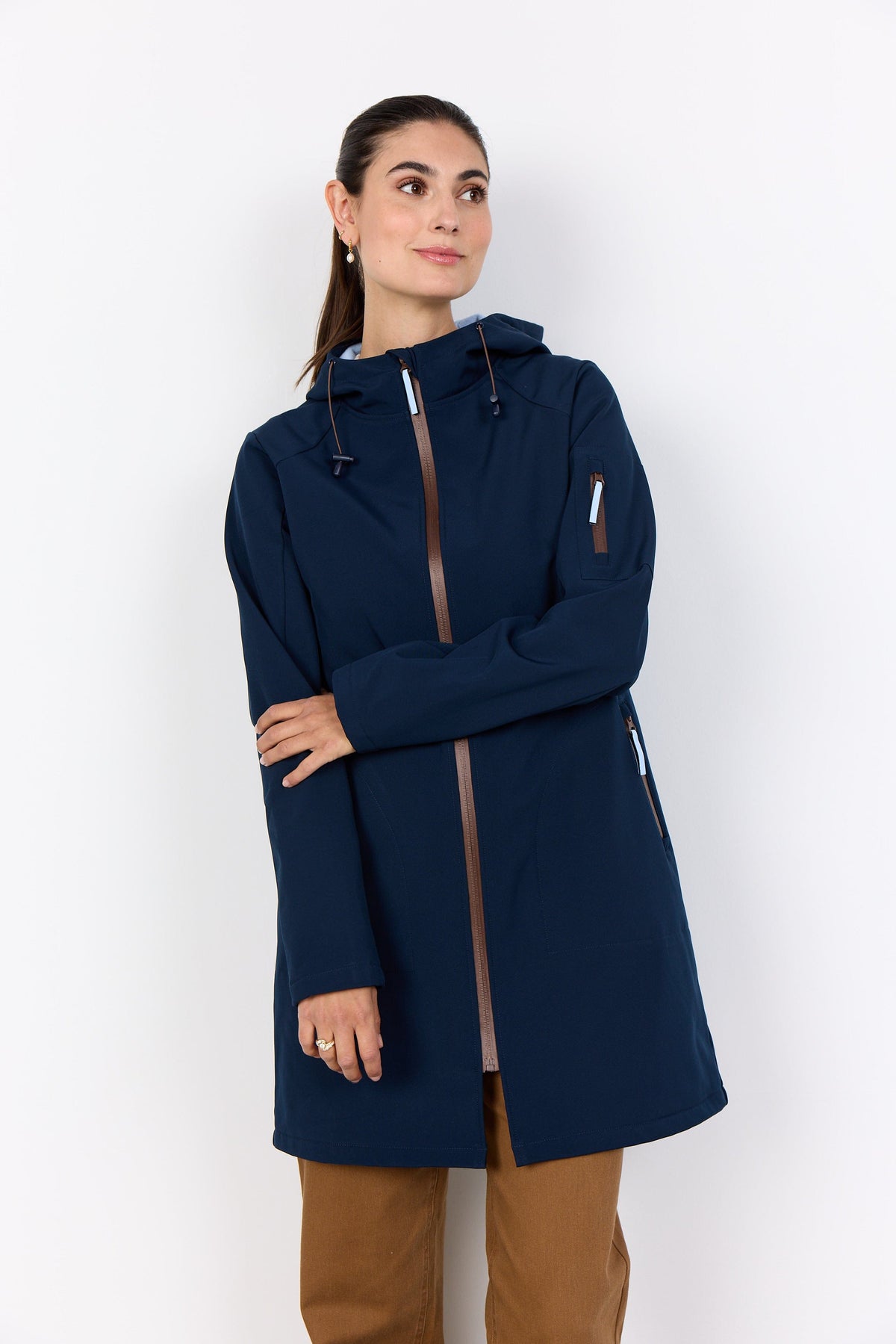 Soyaconcept Contrast Scuba Coat