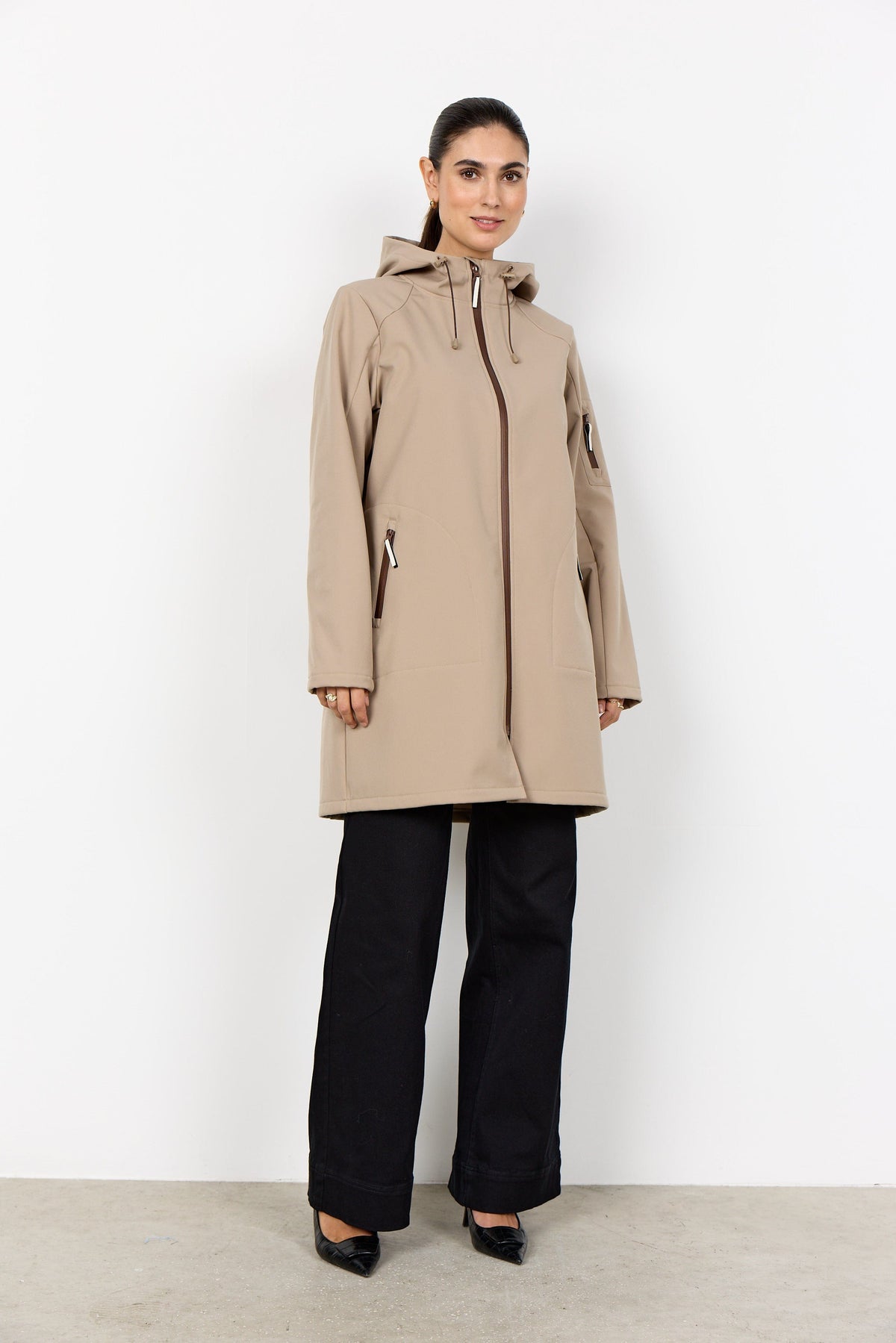 Soyaconcept Contrast Scuba Coat