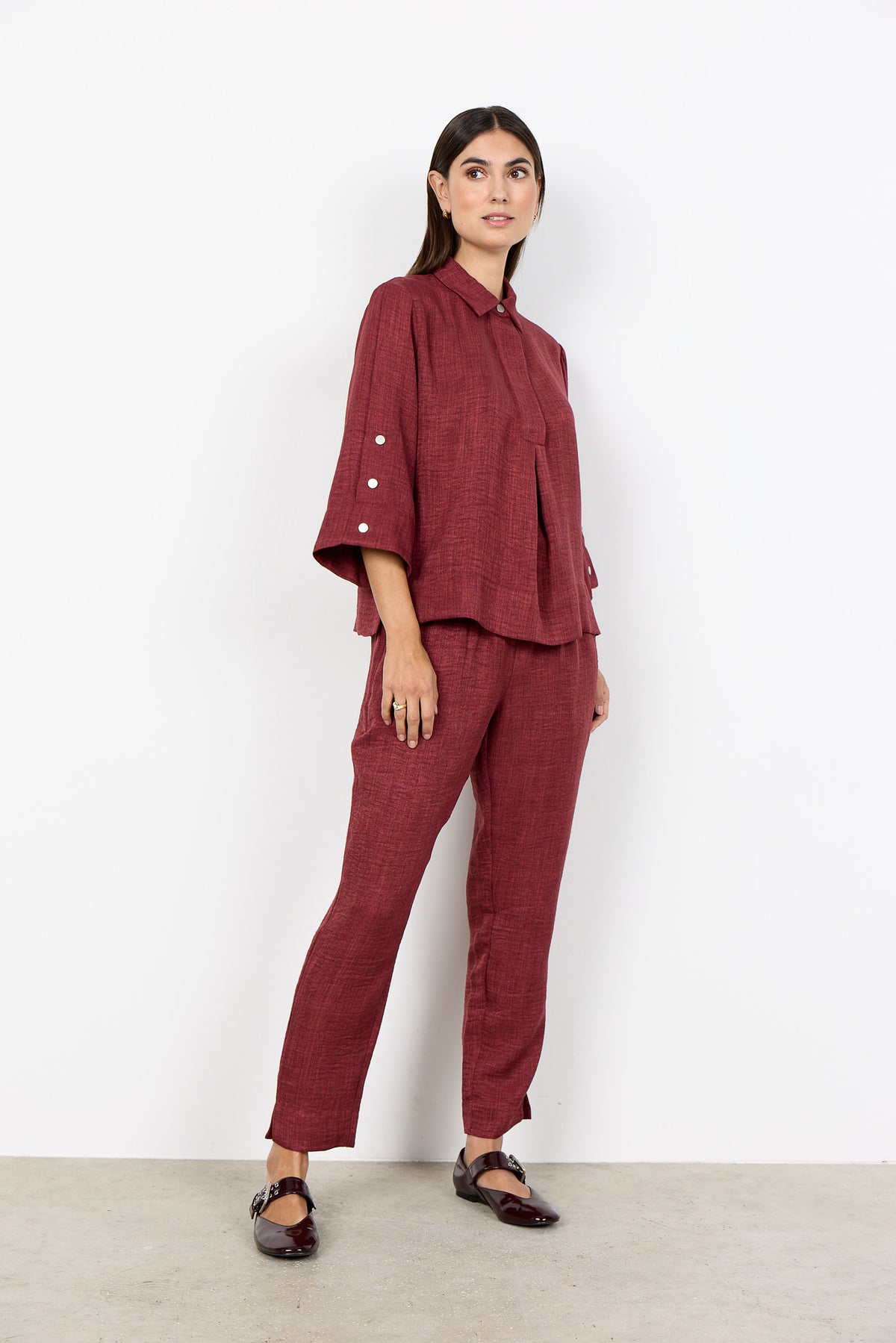 Soyaconcept Popper Button Blouse