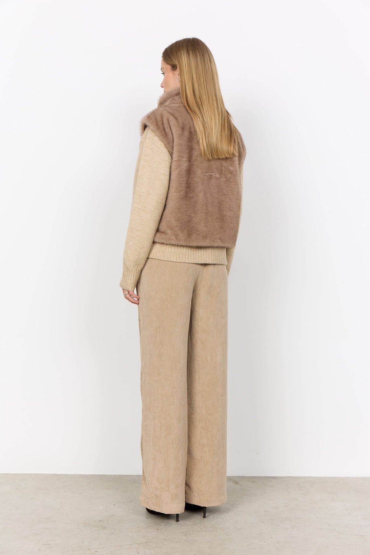 Soyaconcept Faux Fur Gilet