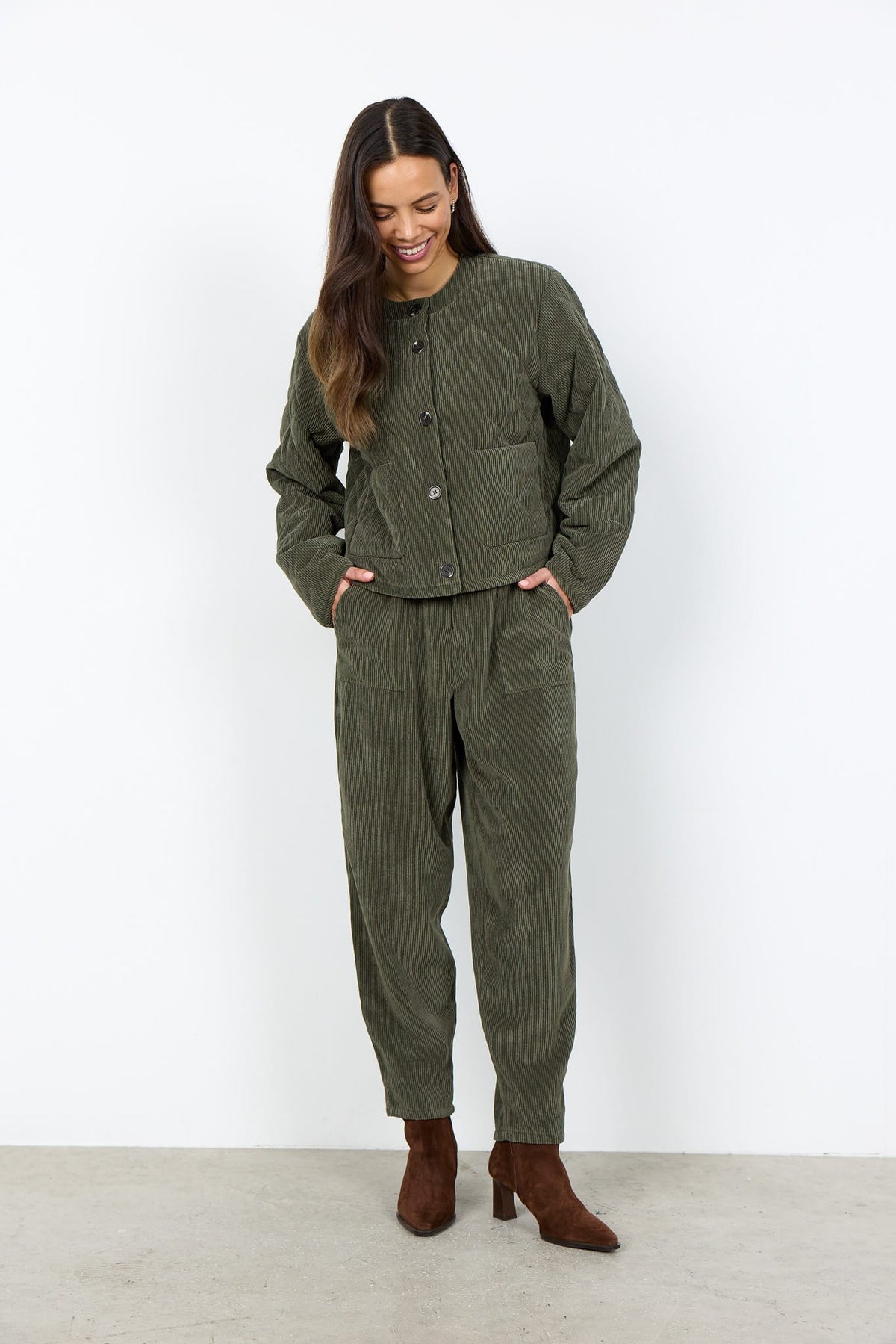 Soyaconcept Quilted Cord Jacket