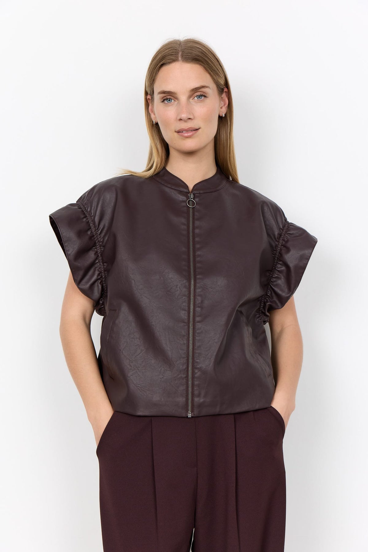 Soyaconcept Frill Sleeve Gilet