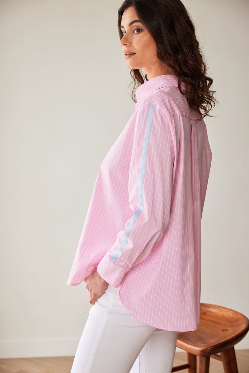 PERUZZI Contrast Stripe Shirt