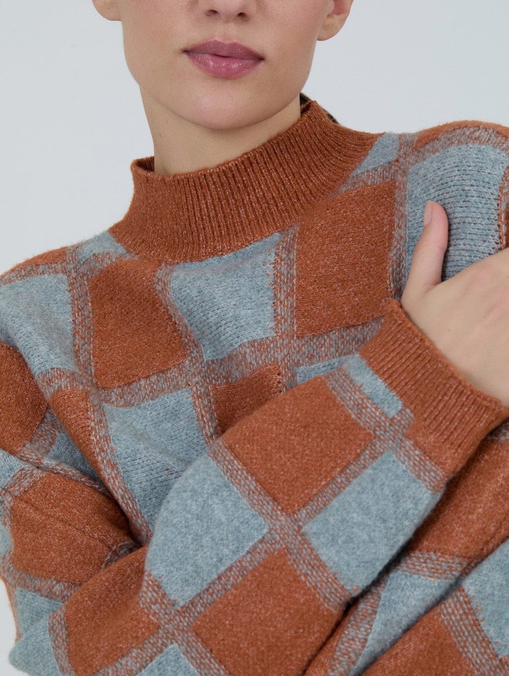 Skatie Square Block Knit
