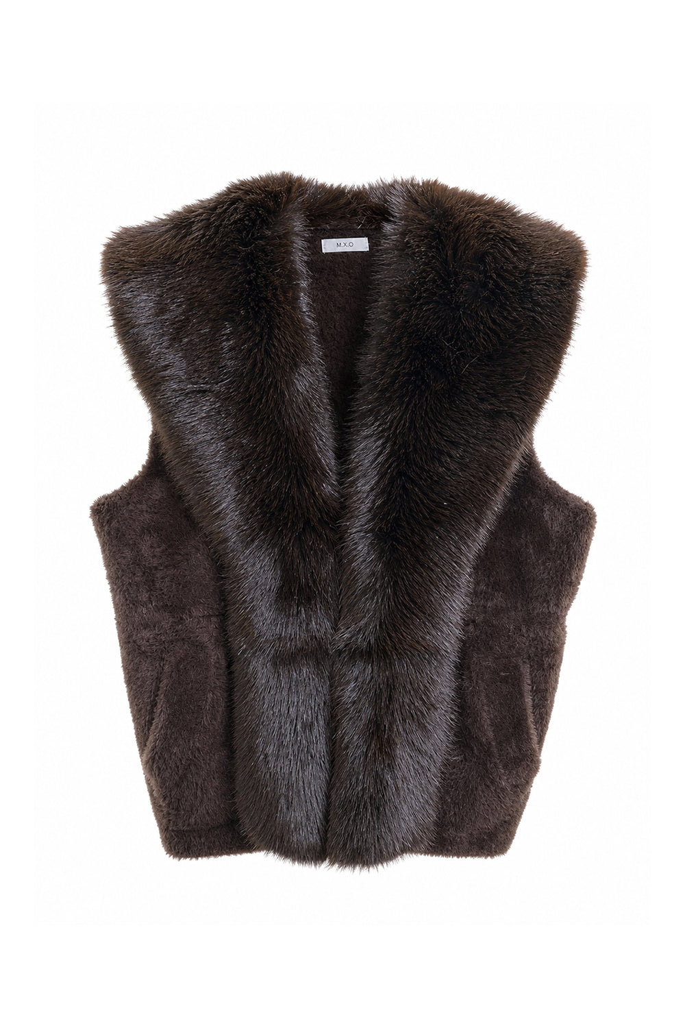 Kartner Faux Fur Knit Gilet