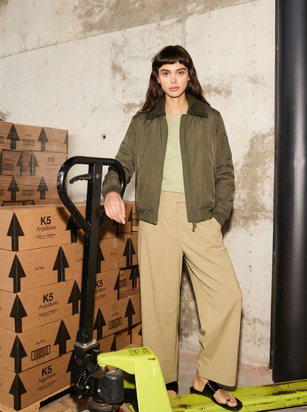 TANTÄ Detachable Teddy Collar Jacket