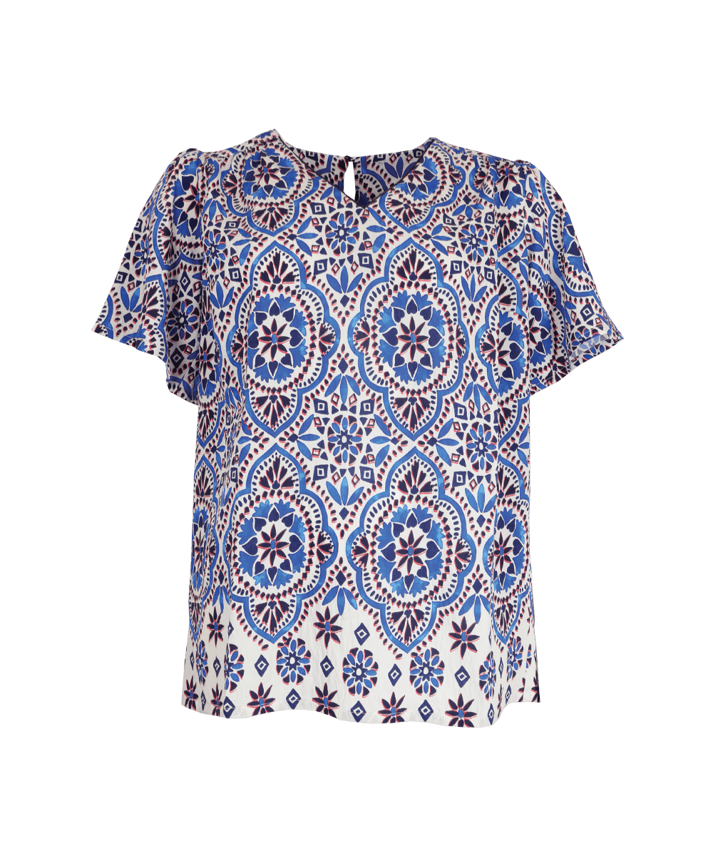 Julie Guerlande Print Top