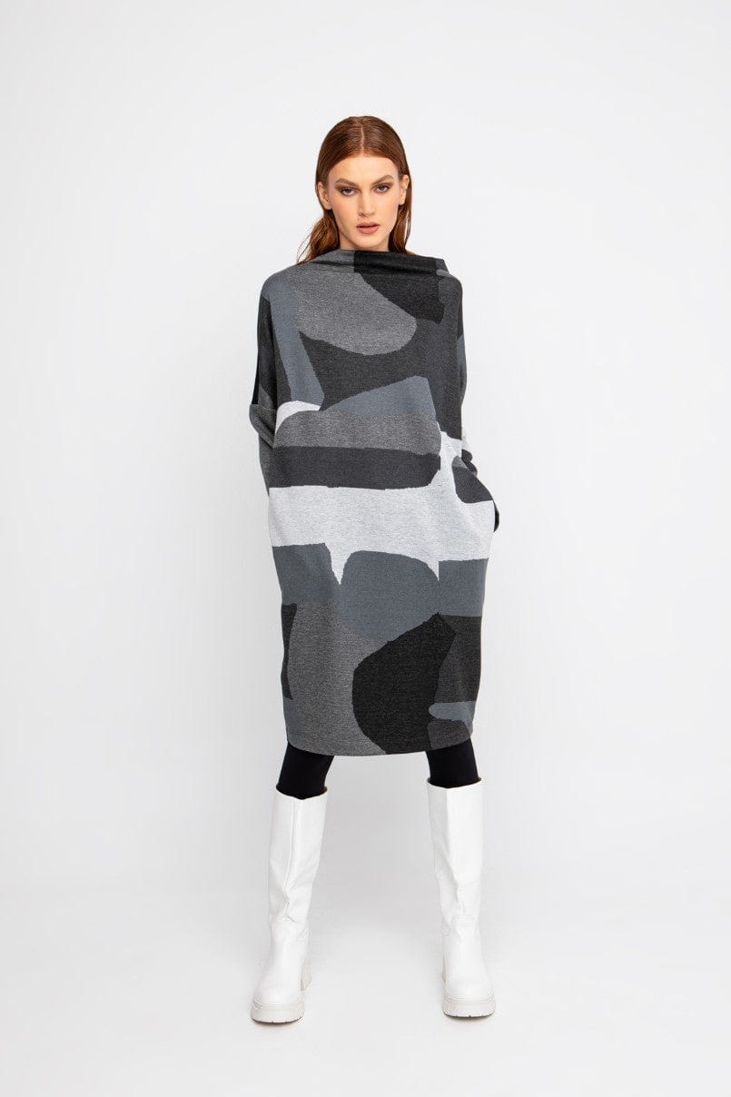 OZAI N KU Abstract Combat Dress