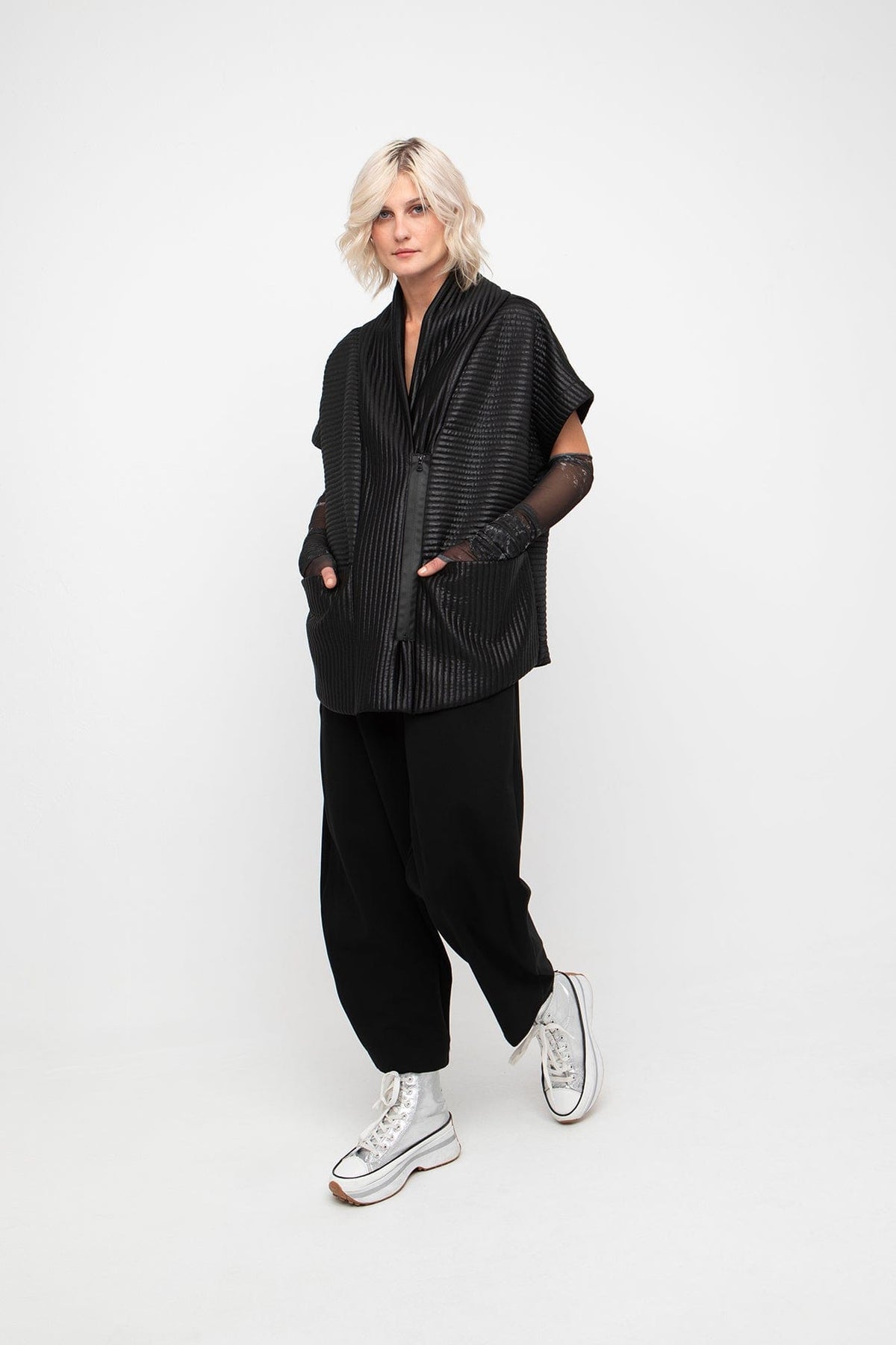 OZAI N KU Rib Jacket