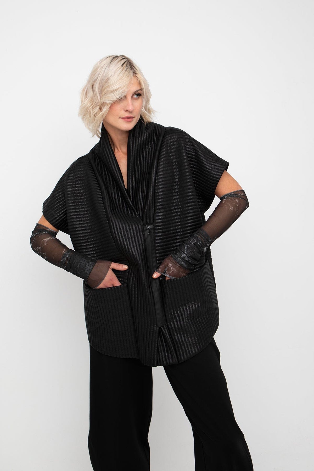 OZAI N KU Rib Jacket