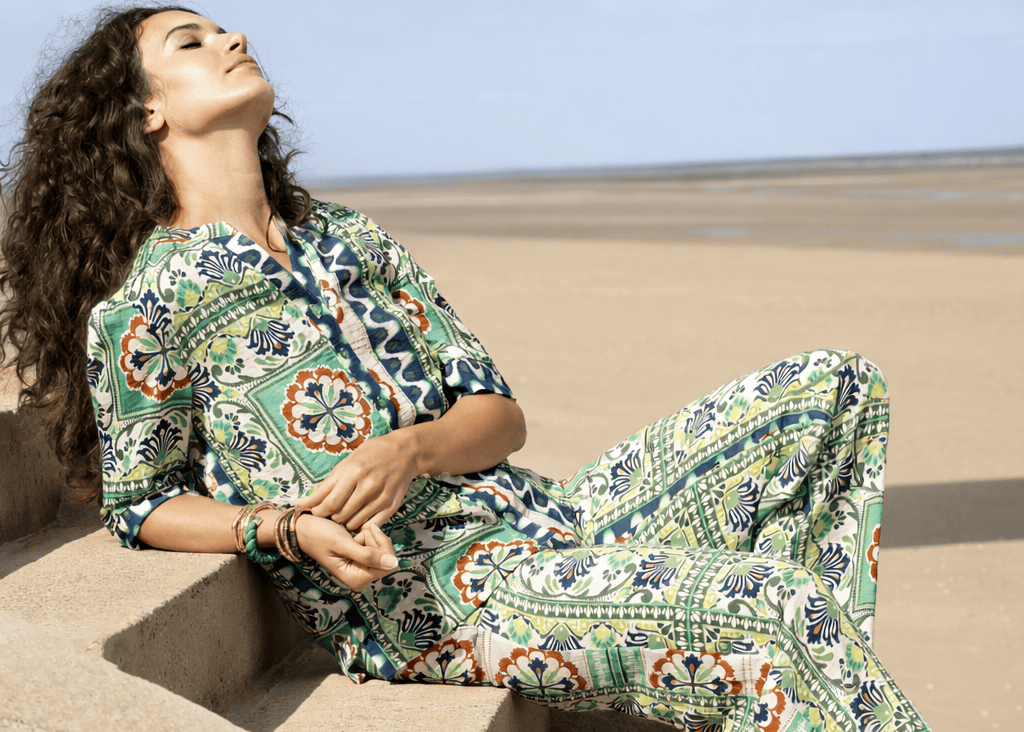 Julie Guerlande Print Trouser