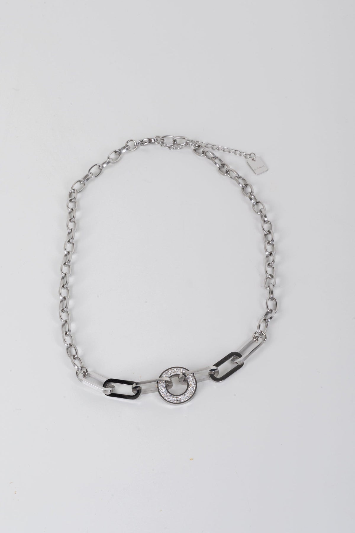 Diamante Circle Necklace