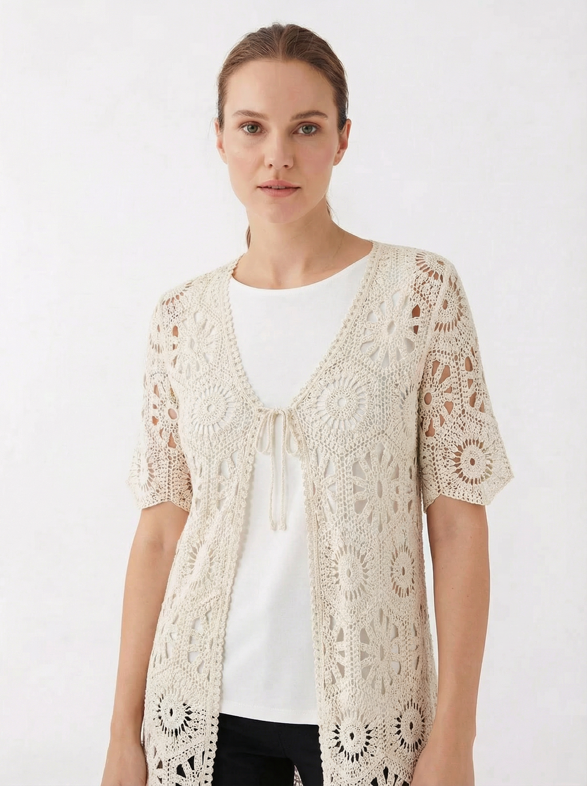 Kartner Longline Crochet Knit