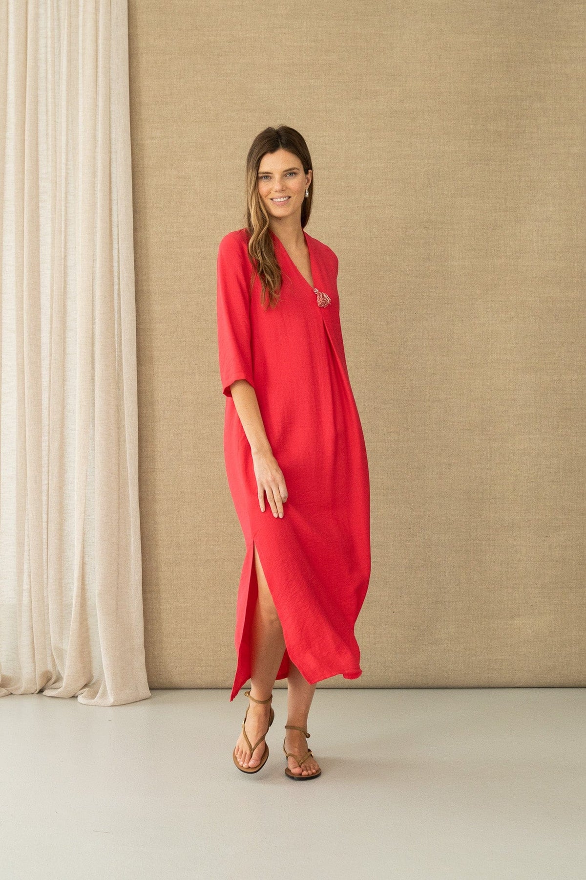HONGO V-Neck Dress