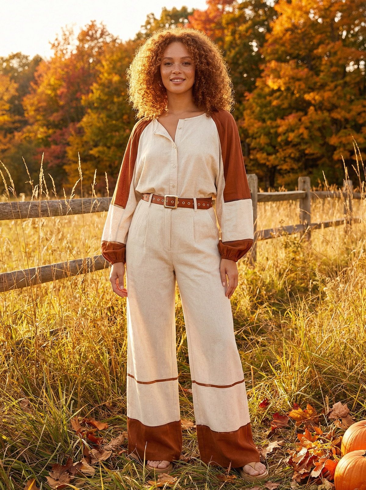 Skatie Contrast Trouser