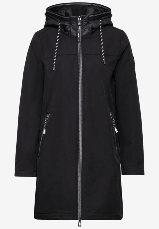 Street One Quilted Back Coat