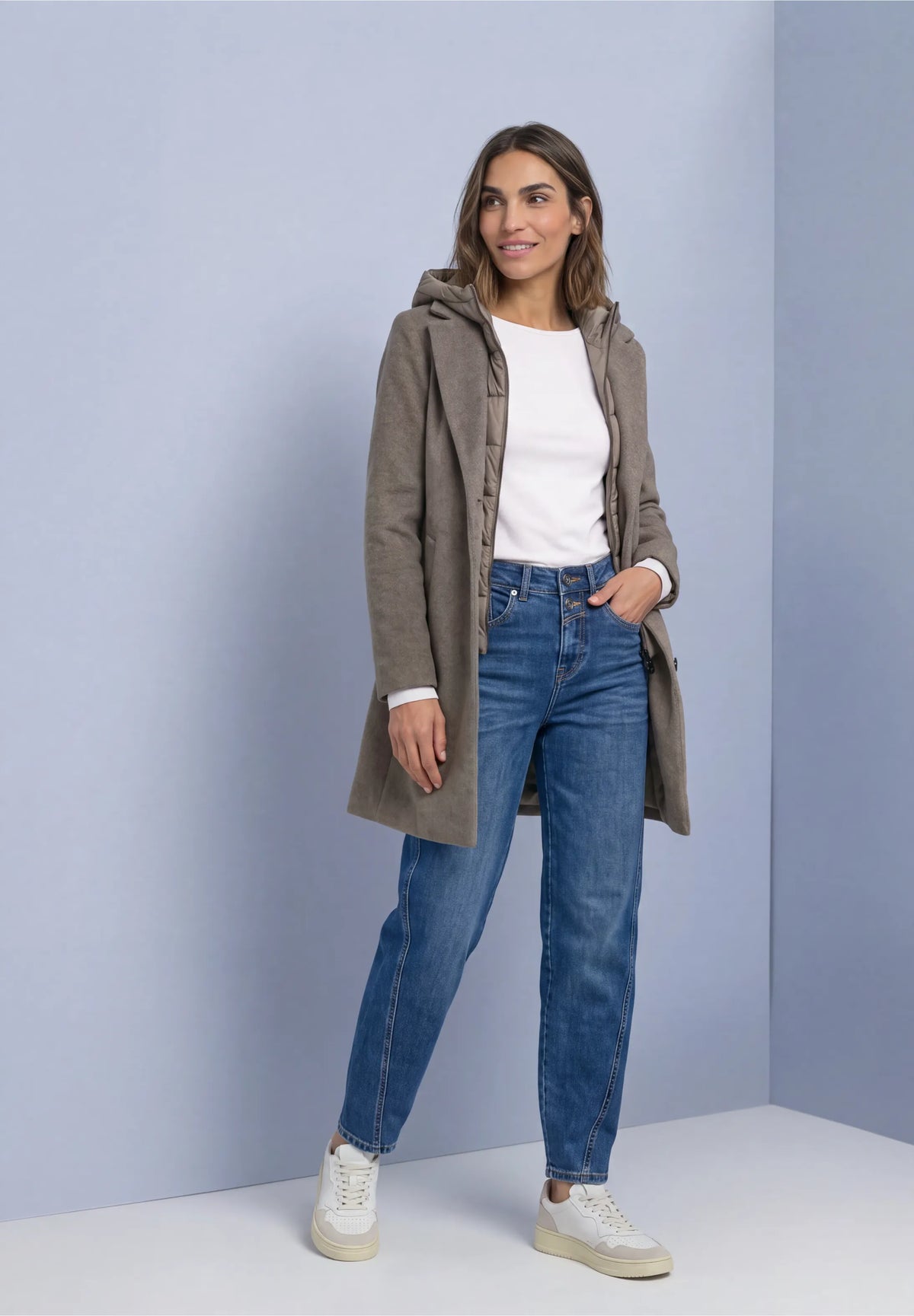 Street One Removable Insert Coat