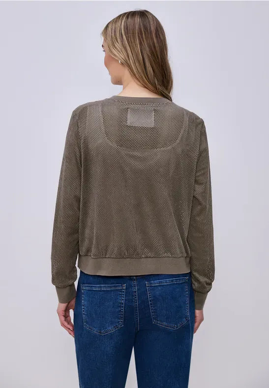 Street One Suede Pinhole Jacket
