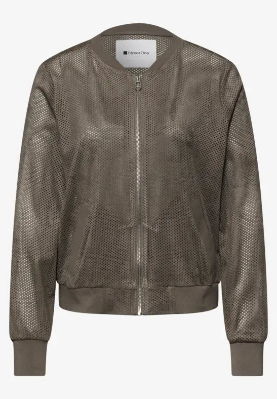 Street One Suede Pinhole Jacket