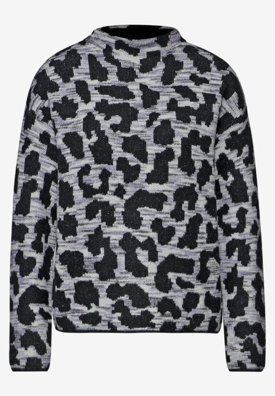 Street One Leopard Print Sweater