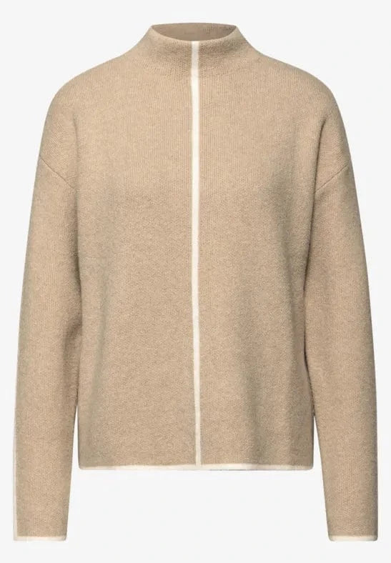 Street One Sports Stripe Turtle Neck