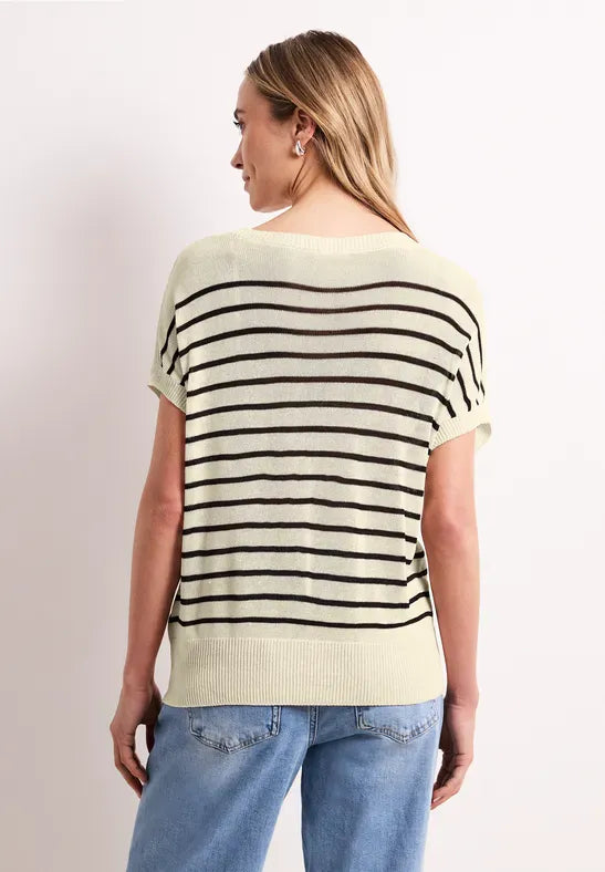 Street One Striped Ribbon Knit