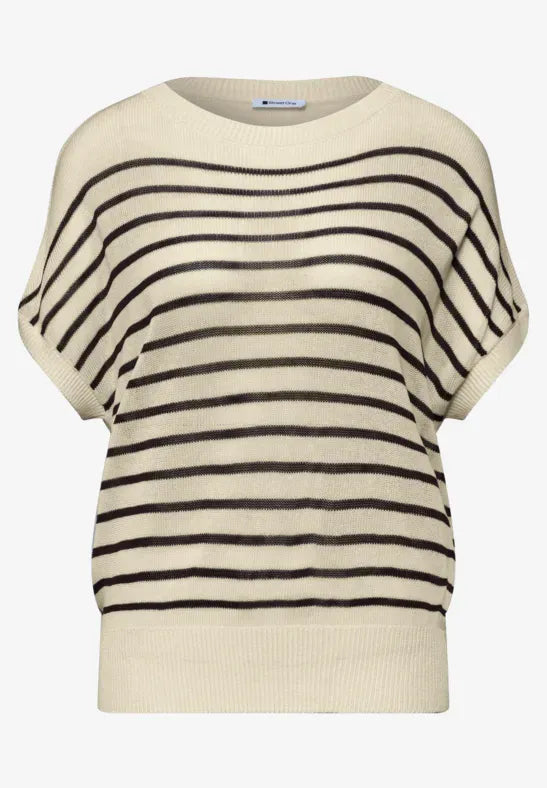 Street One Striped Ribbon Knit