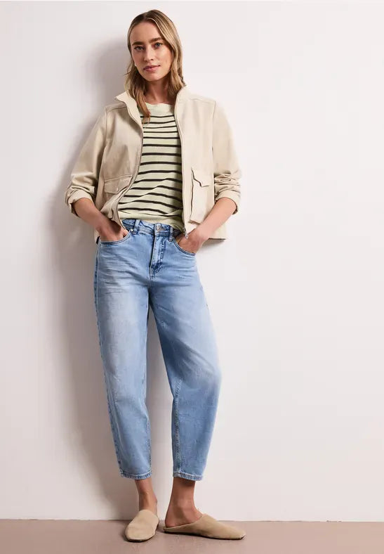 Street One Striped Ribbon Knit