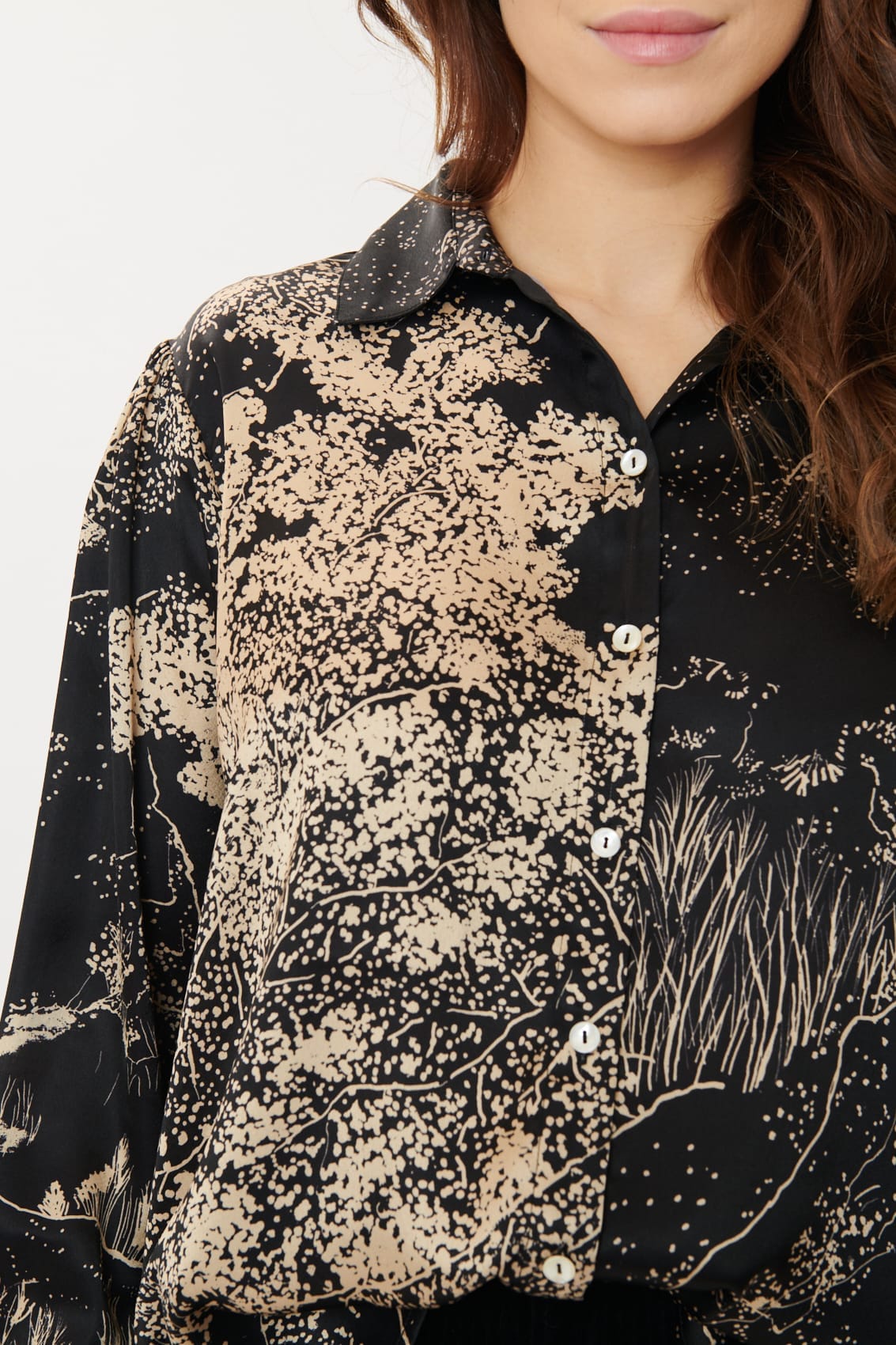 Derhy Midnight Print Blouse